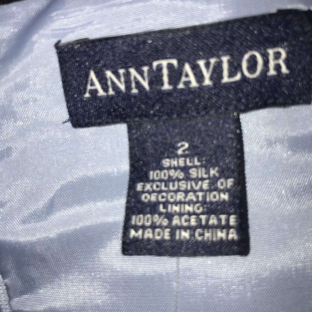 NWOT vintage  Ann Taylor Silk 2 Pc Dress Size 2 - Picture 4 of 9